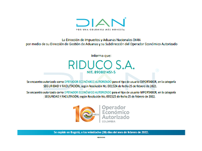 Calificación de la DIAN